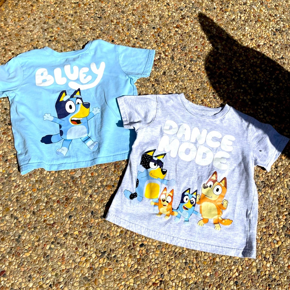 Bluey, Bundle of 2, Short Sleeve, Shirts, Size 6